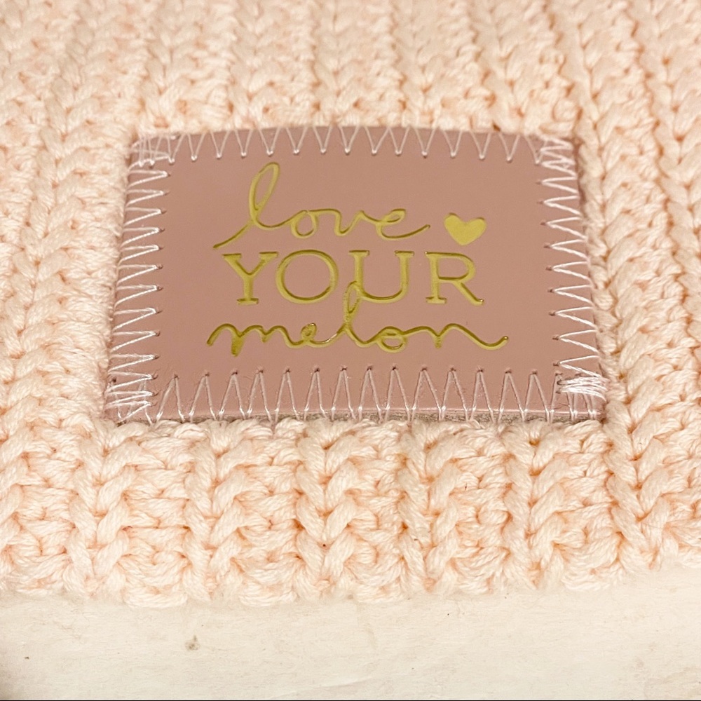 Love Your Melon‎ Pink Knit Cotton Beanie One Size - Picture 2 of 4